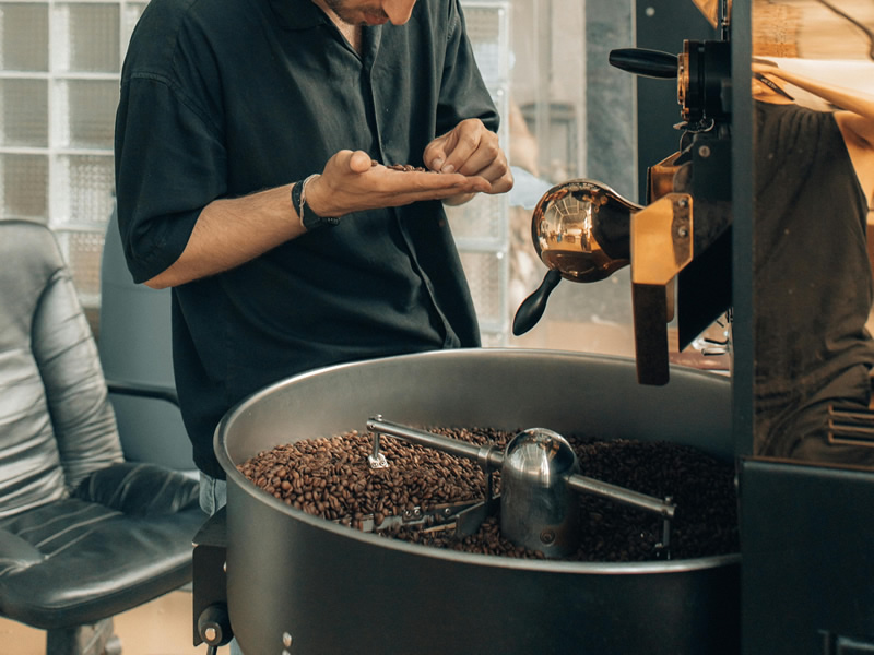 Coffee production and shipment process